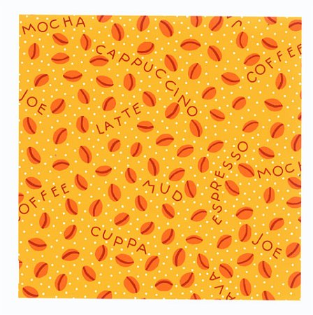 orange gold coffee toss
